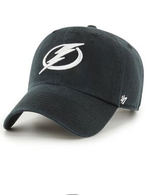 ‘47 Brand Tampa Bay Lightning Black Adjustable Baseball Hat